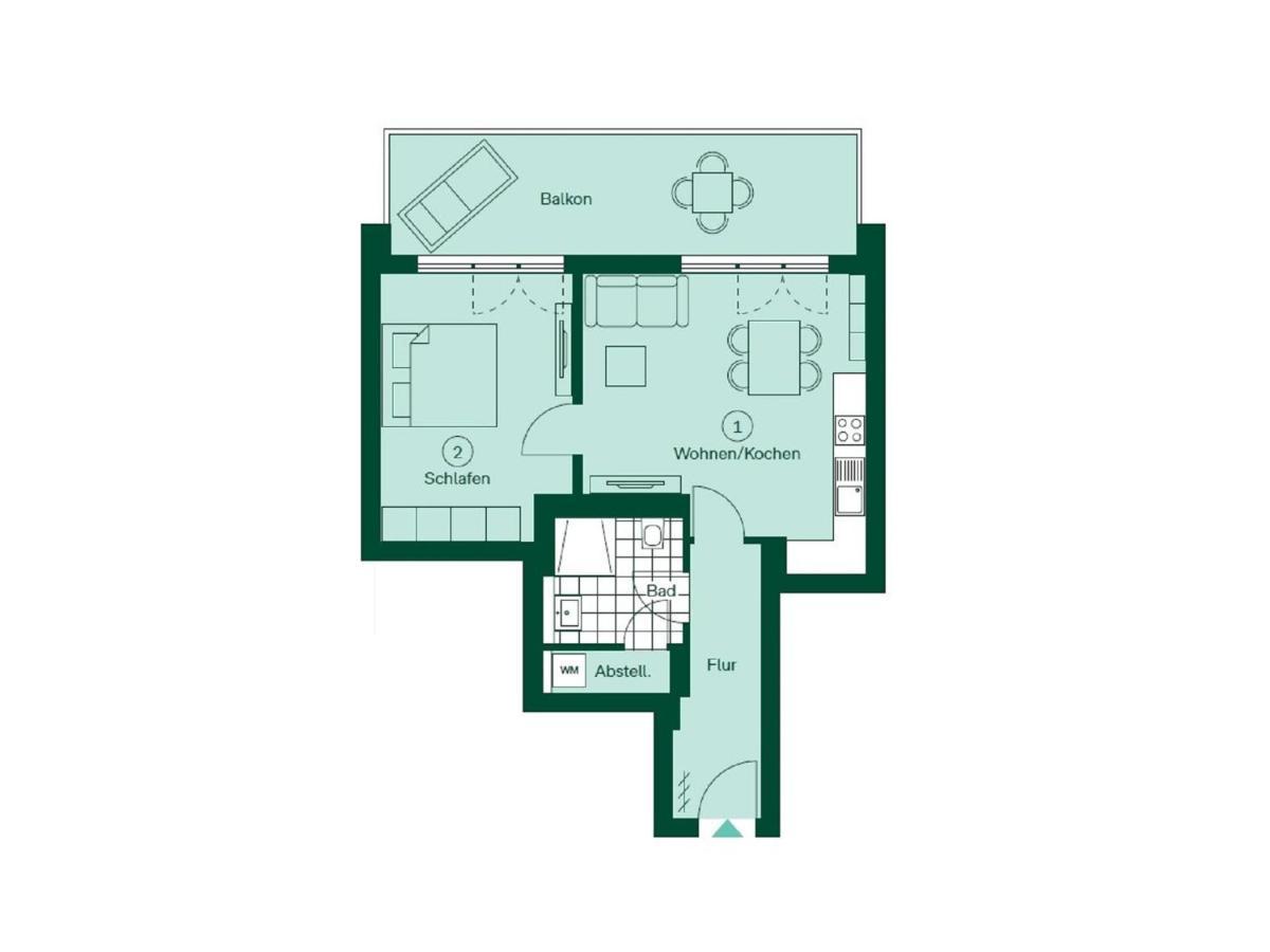 Apartment "Haffblick" - Haffresidenz Garz  外观 照片